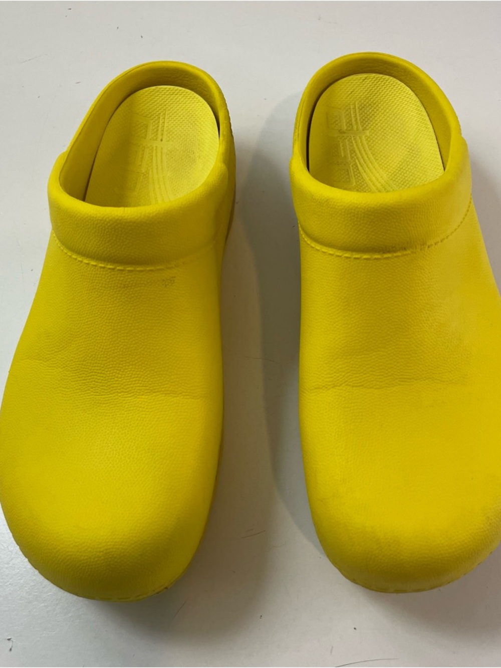 Women’s Yellow Slip-On Comfort Clogs - Picture 2 of 9